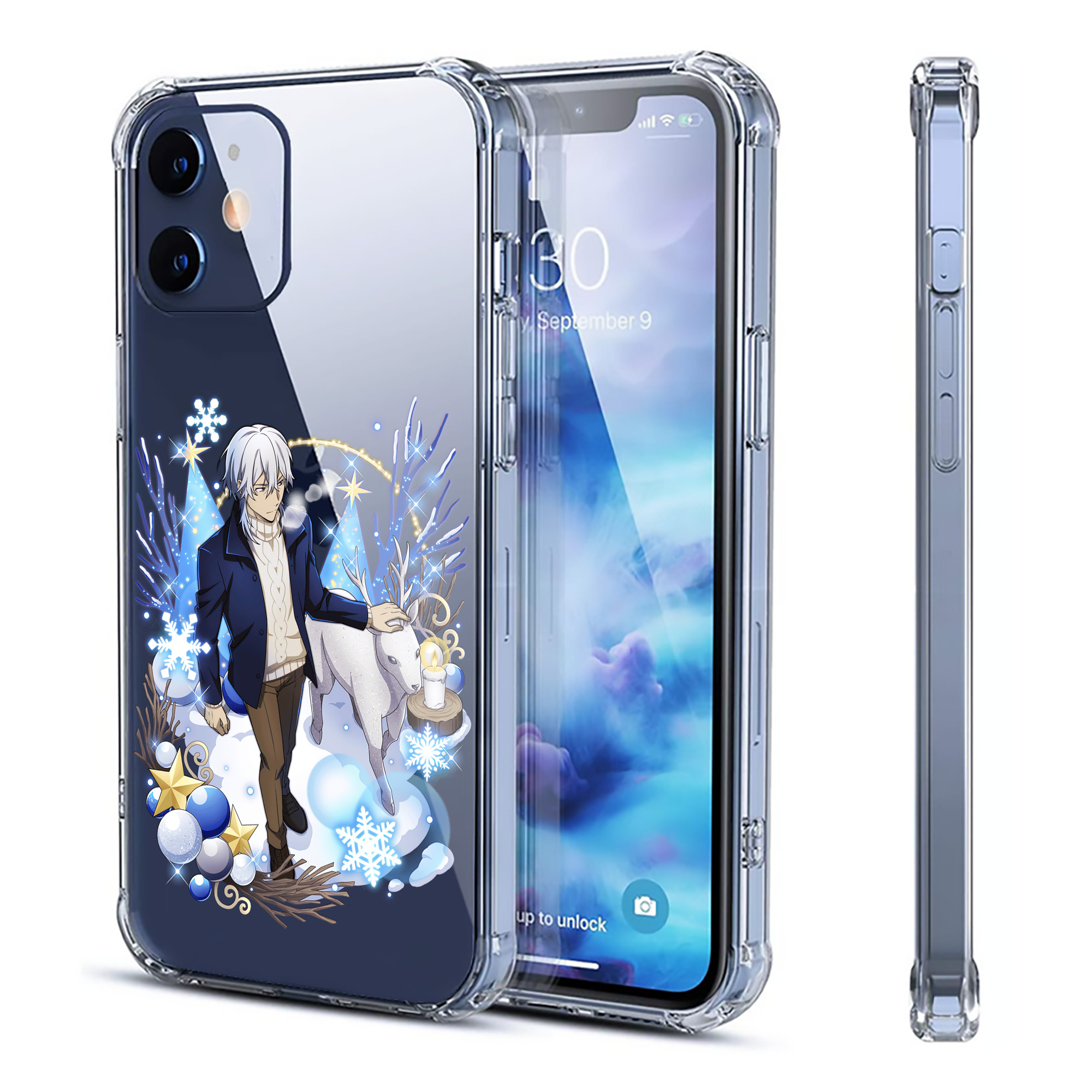（画像用） 文豪ストレイドッグス Bungo Stray Dogs 【iPhone 12シリーズ対応】透明スマホケース（クリアソフトケース）